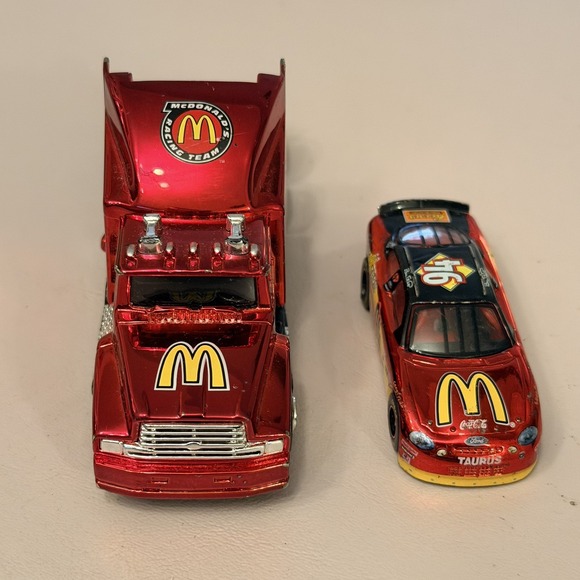 Racing Champions Other - Racing Champions #94 Bill Elliott McDonald's 1:64 Team Transporter & Car 1993